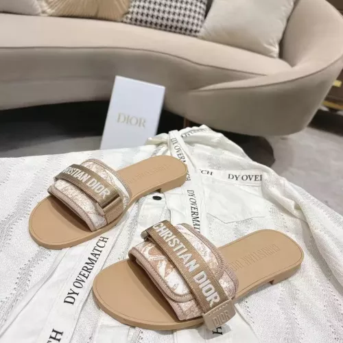 Wholesale Christian Dior Slippers For Women #1371723 $76.00 USD, Wholesale Quality Replica Christian Dior Slippers