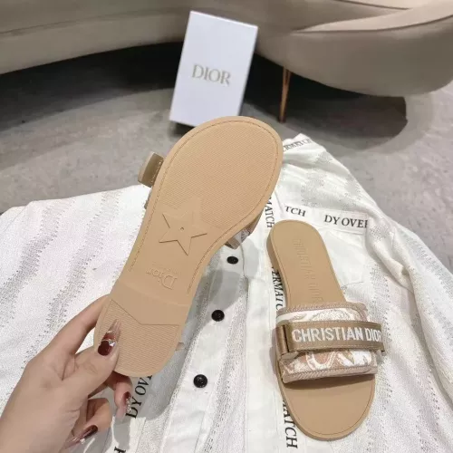 Replica Christian Dior Slippers For Women #1371723 $76.00 USD for Wholesale