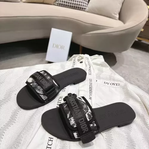 Wholesale Christian Dior Slippers For Women #1371730 $76.00 USD, Wholesale Quality Replica Christian Dior Slippers