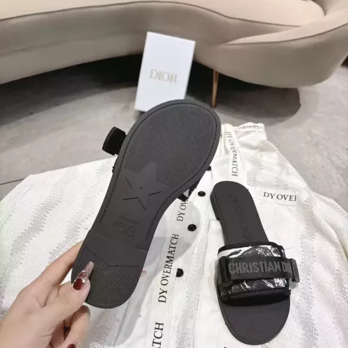 Replica Christian Dior Slippers For Women #1371730 $76.00 USD for Wholesale