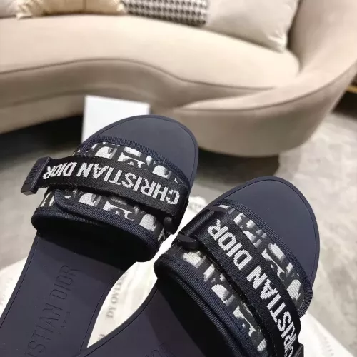 Replica Christian Dior Slippers For Women #1371743 $76.00 USD for Wholesale