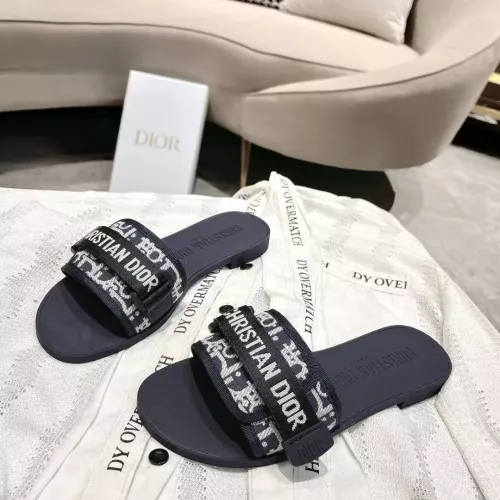 Wholesale Christian Dior Slippers For Women #1371744 $76.00 USD, Wholesale Quality Replica Christian Dior Slippers