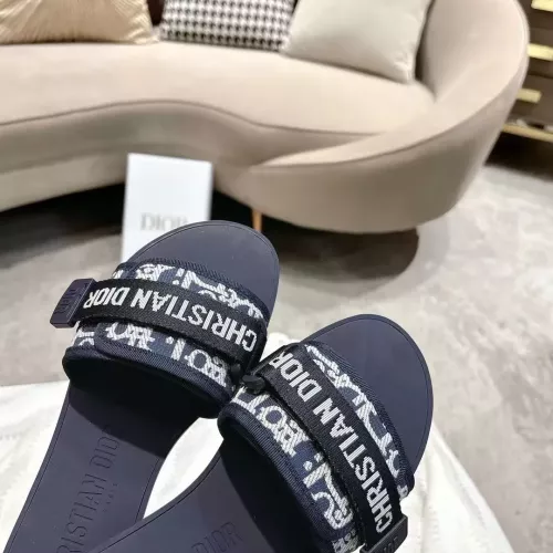 Replica Christian Dior Slippers For Women #1371744 $76.00 USD for Wholesale