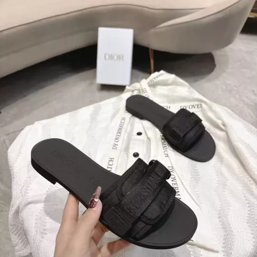 Replica Christian Dior Slippers For Women #1371745 $76.00 USD for Wholesale