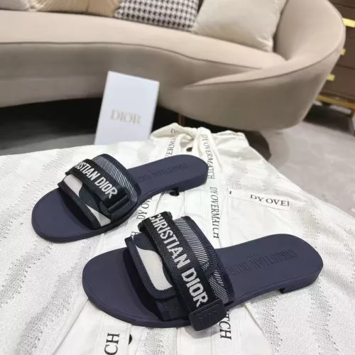 Wholesale Christian Dior Slippers For Women #1371746 $76.00 USD, Wholesale Quality Replica Christian Dior Slippers