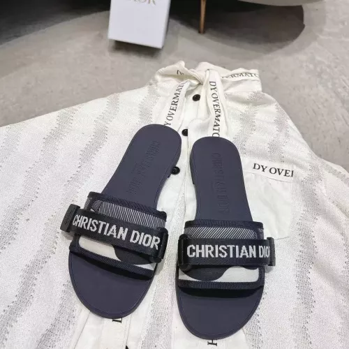 Replica Christian Dior Slippers For Women #1371746 $76.00 USD for Wholesale