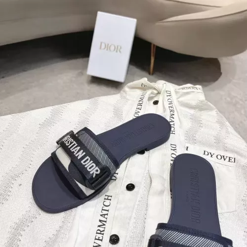 Replica Christian Dior Slippers For Women #1371746 $76.00 USD for Wholesale