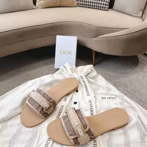 Wholesale Christian Dior Slippers For Women #1371749 $76.00 USD, Wholesale Quality Replica Christian Dior Slippers