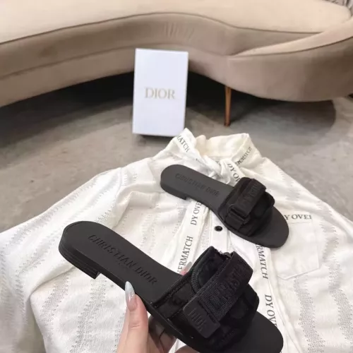 Replica Christian Dior Slippers For Women #1371750 $76.00 USD for Wholesale