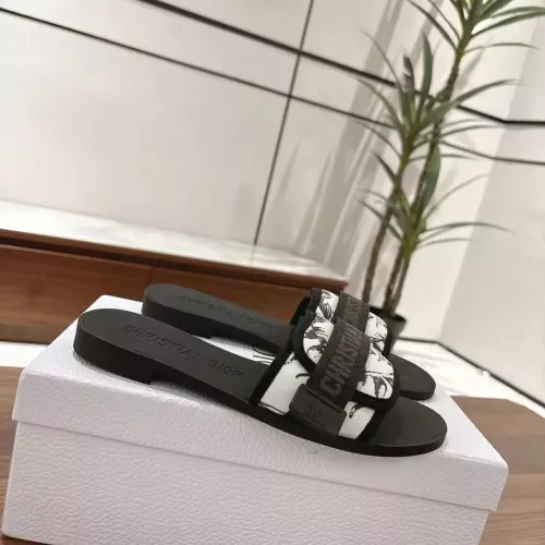 Replica Christian Dior Slippers For Women #1371752 $76.00 USD for Wholesale