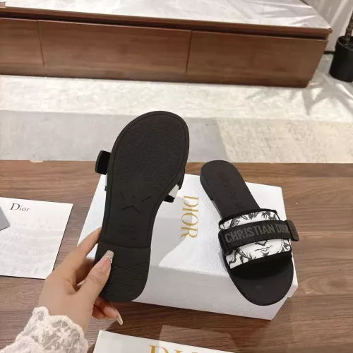 Replica Christian Dior Slippers For Women #1371752 $76.00 USD for Wholesale