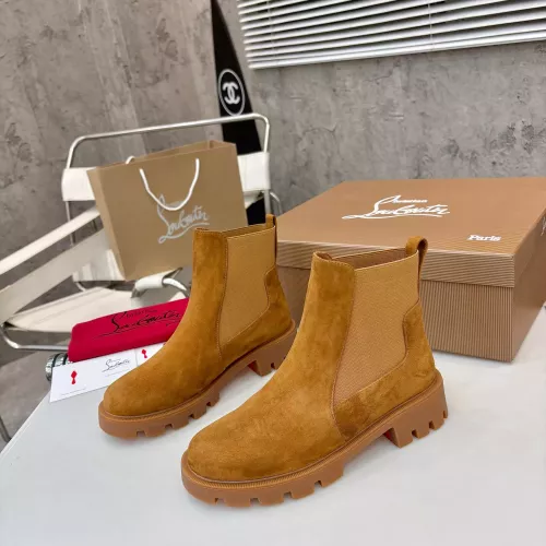 Replica Christian Louboutin Boots For Women #1371755 $108.00 USD for Wholesale