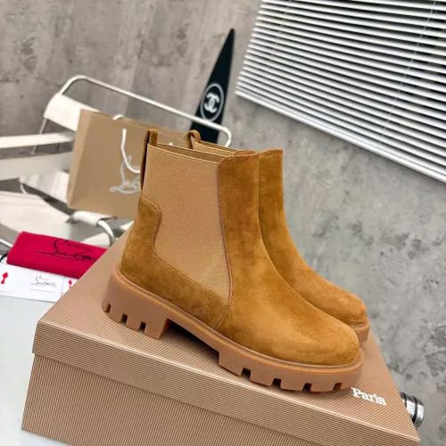 Replica Christian Louboutin Boots For Women #1371755 $108.00 USD for Wholesale