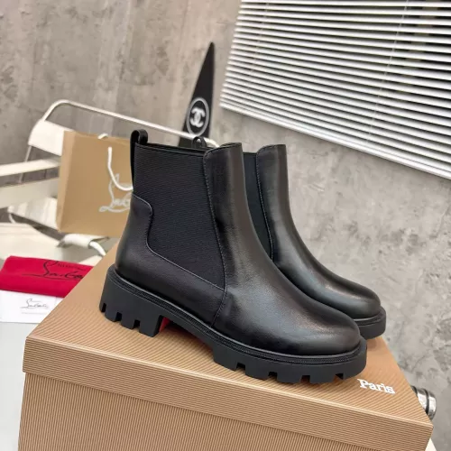 Replica Christian Louboutin Boots For Women #1371756 $108.00 USD for Wholesale