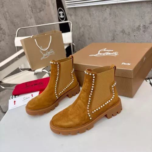 Wholesale Christian Louboutin Boots For Women #1371758 $115.00 USD, Wholesale Quality Replica Christian Louboutin Boots