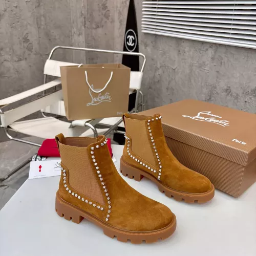Replica Christian Louboutin Boots For Women #1371758 $115.00 USD for Wholesale