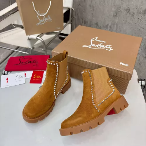 Replica Christian Louboutin Boots For Women #1371758 $115.00 USD for Wholesale