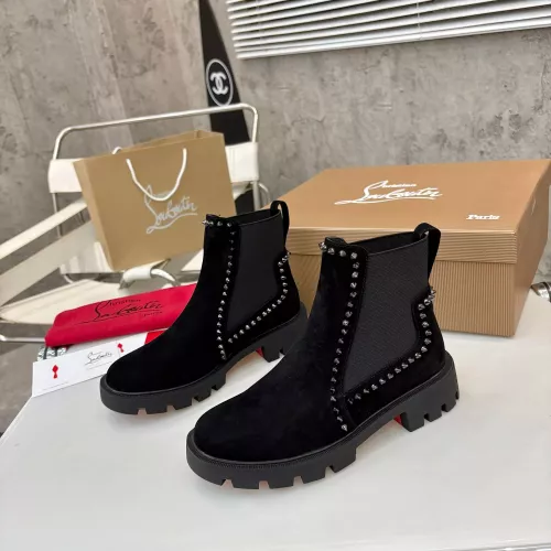 Wholesale Christian Louboutin Boots For Women #1371759 $115.00 USD, Wholesale Quality Replica Christian Louboutin Boots