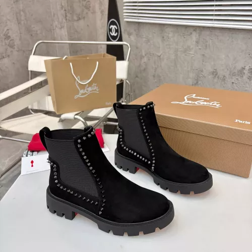 Replica Christian Louboutin Boots For Women #1371759 $115.00 USD for Wholesale