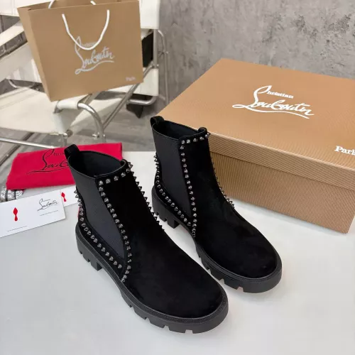 Replica Christian Louboutin Boots For Women #1371759 $115.00 USD for Wholesale