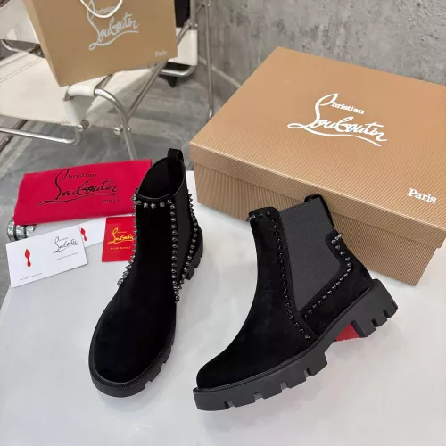 Replica Christian Louboutin Boots For Women #1371759 $115.00 USD for Wholesale