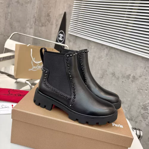 Replica Christian Louboutin Boots For Women #1371760 $115.00 USD for Wholesale