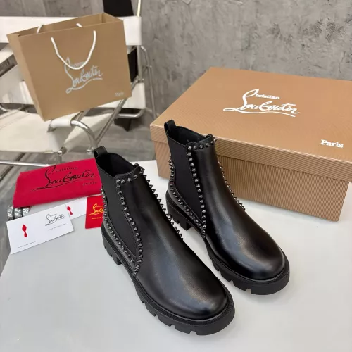 Replica Christian Louboutin Boots For Women #1371760 $115.00 USD for Wholesale