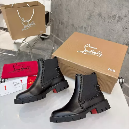 Replica Christian Louboutin Boots For Women #1371760 $115.00 USD for Wholesale