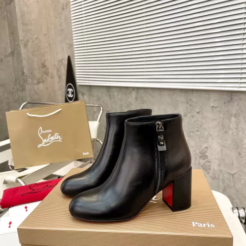Replica Christian Louboutin Boots For Women #1371761 $105.00 USD for Wholesale