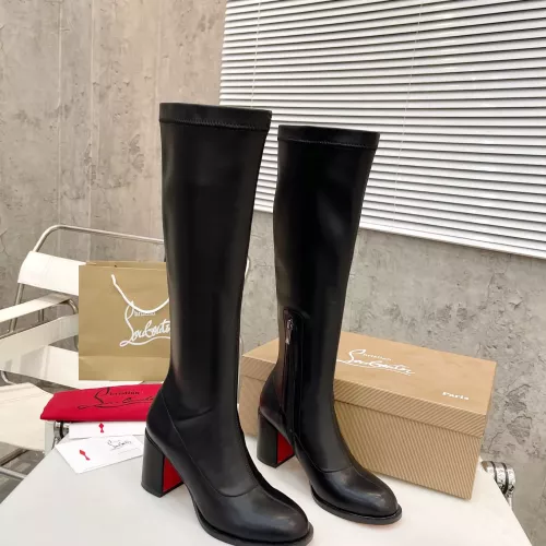 Replica Christian Louboutin Boots For Women #1371773 $108.00 USD for Wholesale