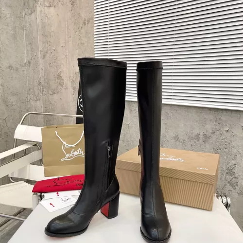 Replica Christian Louboutin Boots For Women #1371773 $108.00 USD for Wholesale