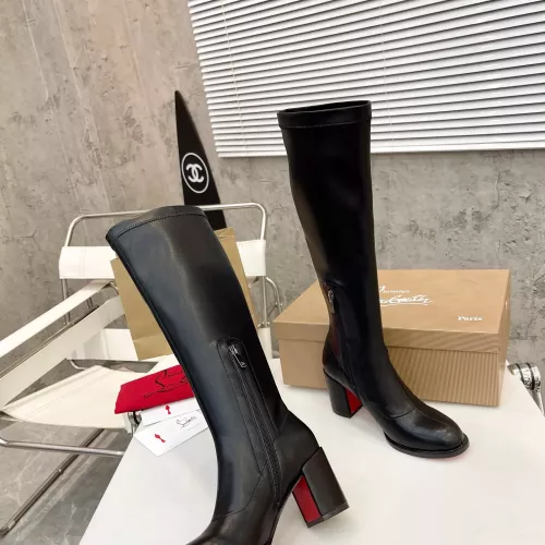 Replica Christian Louboutin Boots For Women #1371773 $108.00 USD for Wholesale