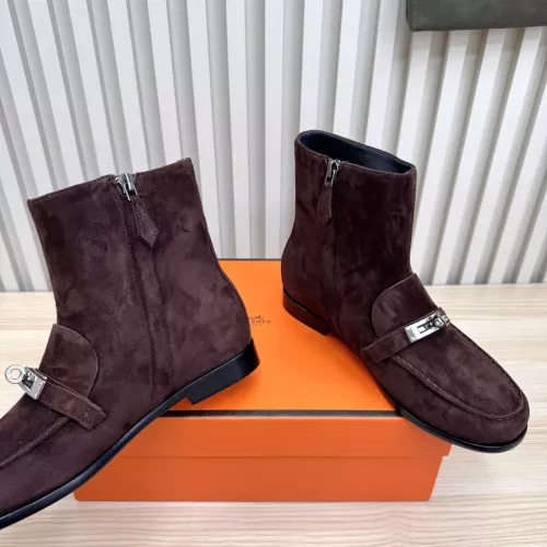 Replica Hermes Boots For Women #1371846 $135.00 USD for Wholesale