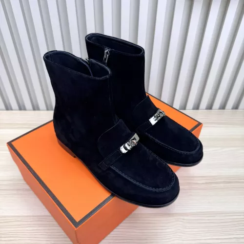Replica Hermes Boots For Women #1371847 $135.00 USD for Wholesale