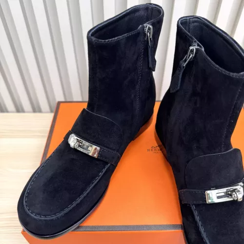 Replica Hermes Boots For Women #1371847 $135.00 USD for Wholesale