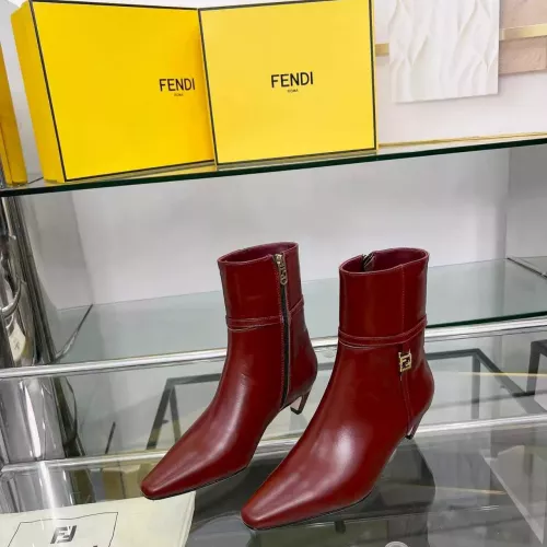 Replica Fendi Fashion Boots For Women #1371875 $115.00 USD for Wholesale