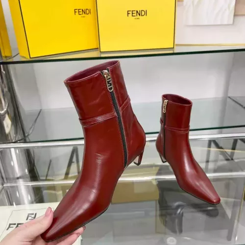 Replica Fendi Fashion Boots For Women #1371875 $115.00 USD for Wholesale