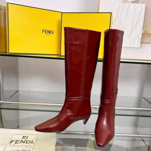 Replica Fendi Fashion Boots For Women #1371877 $162.00 USD for Wholesale