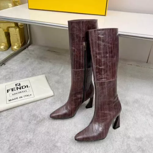 Wholesale Fendi Fashion Boots For Women #1371882 $175.00 USD, Wholesale Quality Replica Fendi Fashion Boots