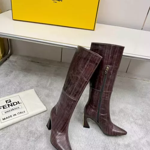 Replica Fendi Fashion Boots For Women #1371882 $175.00 USD for Wholesale