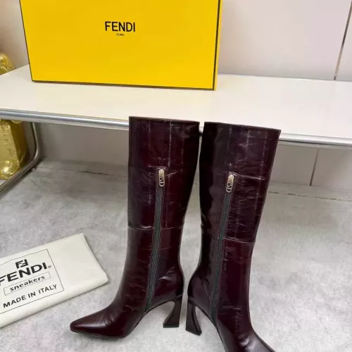 Replica Fendi Fashion Boots For Women #1371883 $175.00 USD for Wholesale