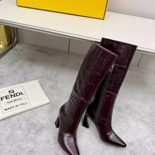 Replica Fendi Fashion Boots For Women #1371883 $175.00 USD for Wholesale