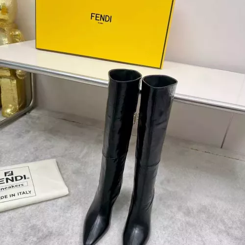 Replica Fendi Fashion Boots For Women #1371885 $175.00 USD for Wholesale