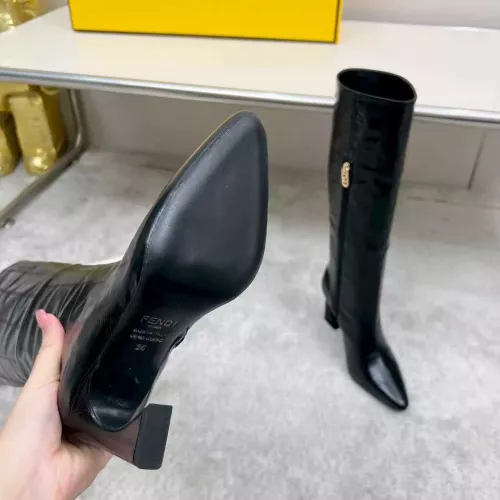 Replica Fendi Fashion Boots For Women #1371885 $175.00 USD for Wholesale