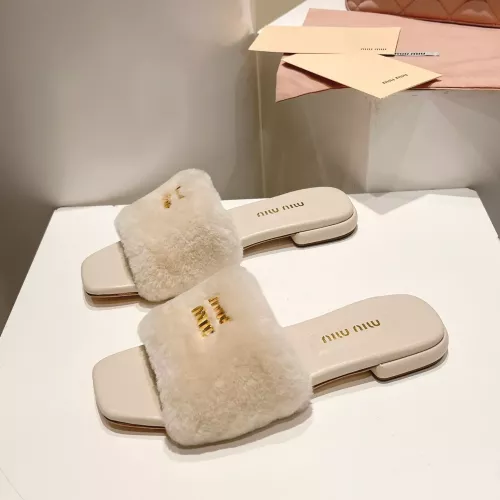 Wholesale MIU MIU Slippers For Women #1371951 $96.00 USD, Wholesale Quality Replica MIU MIU Slippers