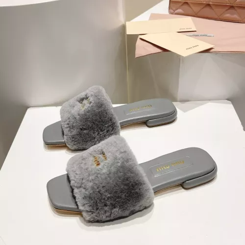 Wholesale MIU MIU Slippers For Women #1371955 $96.00 USD, Wholesale Quality Replica MIU MIU Slippers