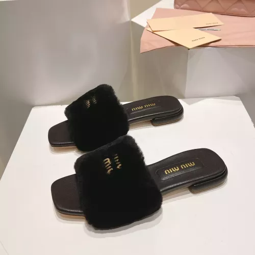 Wholesale MIU MIU Slippers For Women #1371956 $96.00 USD, Wholesale Quality Replica MIU MIU Slippers