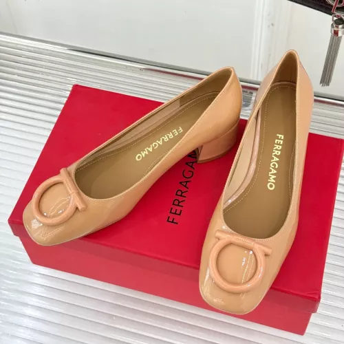 Wholesale Salvatore Ferragamo High-Heeled Shoes For Women #1371969 $112.00 USD, Wholesale Quality Replica Salvatore Ferragamo High-Heeled Shoes