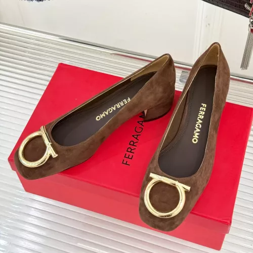 Wholesale Salvatore Ferragamo High-Heeled Shoes For Women #1371971 $112.00 USD, Wholesale Quality Replica Salvatore Ferragamo High-Heeled Shoes
