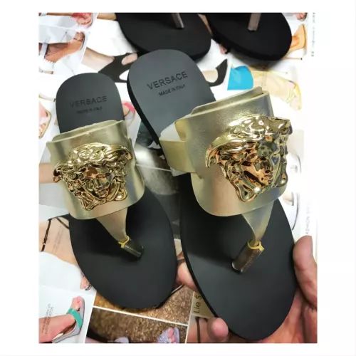 Wholesale Versace Slippers For Women #1372014 $72.00 USD, Wholesale Quality Replica Versace Slippers